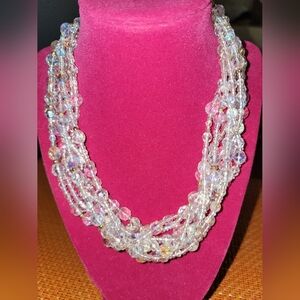 Elegant Crystal Beaded Necklace